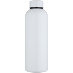 Bouteille d’eau Spring de 750 ml en acier inoxydable recyclé certifié RCS avec impression par sublimationCouleur:Blanc