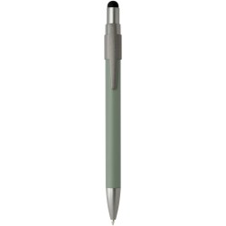 Stylo bille recyclé RCS avec stylet et toupie antistress (encre noire) RillCouleur:Vert bruyère