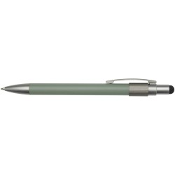 Stylo bille recyclé RCS avec stylet et toupie antistress (encre noire) RillCouleur:Vert bruyère
