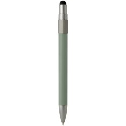 Stylo bille recyclé RCS avec stylet et toupie antistress (encre noire) RillCouleur:Vert bruyère