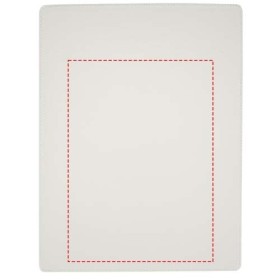 Porte-bloc Clast A4 avec fermeture magnétique et stylo bille recyclé RCS (encre noire)Couleur:Blanc