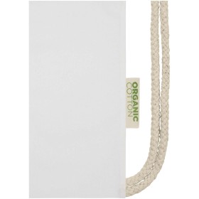 Sac refermable à cordon Odisha de 5 L bio certifié OCS 140 g/m²Couleur:Blanc