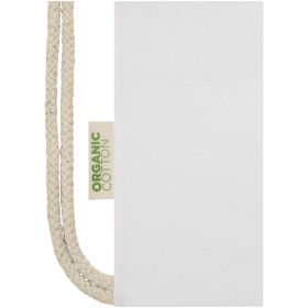 Sac refermable à cordon Odisha de 5 L bio certifié OCS 140 g/m²Couleur:Blanc