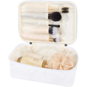 Organisateur de maquillage Muse en RPET certifié GRSCouleur:Blanc cassé