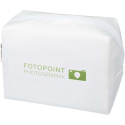 Trousse de toilette Muse en RPET certifiée GRSCouleur:Blanc cassé