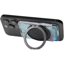 Coffret cadeau Kern avec carnet à couverture rigide A6 et portefeuille MagSafeCouleur:Gris