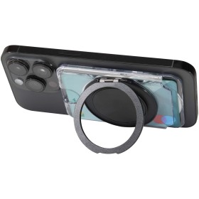 Coffret cadeau Kern avec carnet à couverture rigide A6 et portefeuille MagSafeCouleur:Gris