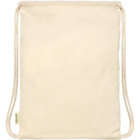 Sac refermable à cordon Odisha de 5 L bio certifié OCS 100 g/m²Couleur:Naturel