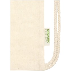 Sac refermable à cordon Odisha de 5 L bio certifié OCS 100 g/m²Couleur:Naturel