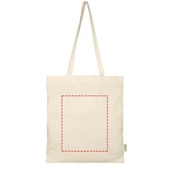 Sac shopping Odisha de 7 L bio certifié OCS 140 g/m²Couleur:Naturel