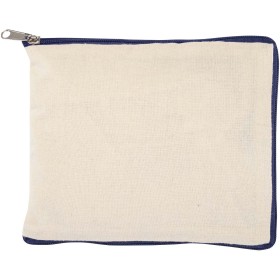 Sac shopping Sierra pliable en coton recyclé GRS 140 g/m2 7 LCouleur:Naturel Marine