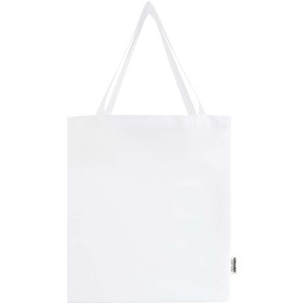 Sac shopping à soufflets Odisha bio OCS 180 g/m2 de 14 LCouleur:Blanc