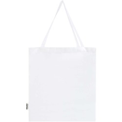 Sac shopping à soufflets Odisha bio OCS 180 g/m2 de 14 LCouleur:Blanc