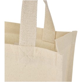 Mini sac shopping Odessa à soufflet en coton recyclé de 9 L et 220 g/m² certifié GRSCouleur:Naturel
