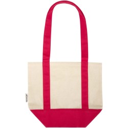 Mini sac shopping Sam en coton recyclé GRS 320 g/m2Couleur:Rouge Naturel