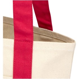 Mini sac shopping Sam en coton recyclé GRS 320 g/m2Couleur:Rouge Naturel