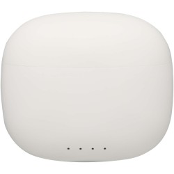 Oreillette Bluetooth® True Wireless Alterf en plastique recyclé avec embouts en siliconeCouleur:Blanc