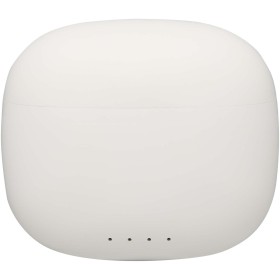 Oreillette Bluetooth® True Wireless Alterf en plastique recyclé avec embouts en siliconeCouleur:Blanc