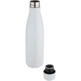 Bouteille Cove en acier inoxydable de 500 ml à isolation sous vide avec impression par sublimationCouleur:Blanc