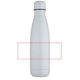 Bouteille Cove en acier inoxydable de 500 ml à isolation sous vide avec impression par sublimationCouleur:Blanc
