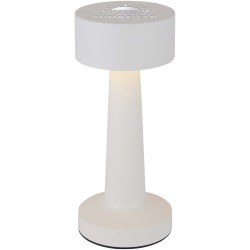 Lampe de table rechargeable Aludra avec intensité réglable et 3 modes d’éclairageCouleur:Blanc