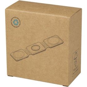 Chargeur sans fil pliable Armus 3 en 1 de 15 W en plastique recycléCouleur:Blanc