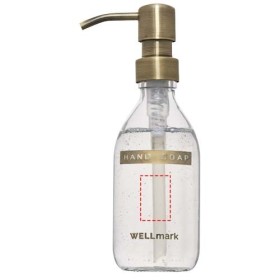 Distributeur de savon pour les mains de 250 ml et ensemble de bougies parfumées de 150 g Wellmark Discovery- parfum linge fraisC