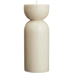 Bougie bio Originalhome de taille moyenneCouleur:Beige