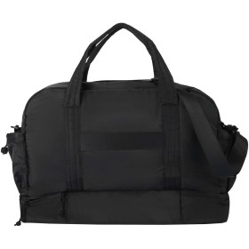 Sac de voyage Puffer recyclé certifié GRS avec fond isolé de 30 LCouleur:Noir
