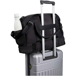 Sac de voyage Puffer recyclé certifié GRS avec fond isolé de 30 LCouleur:Noir