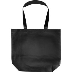 Sac shopping Duo oversize recyclé à double laminage certifié GRS de 30 LCouleur:Noir
