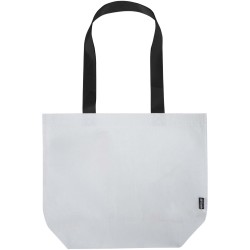 Sac shopping Duo recyclé et certifié GRS à double laminage de 18 LCouleur:Blanc