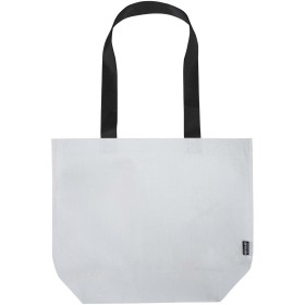Sac shopping Duo recyclé et certifié GRS à double laminage de 18 LCouleur:Blanc