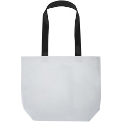 Sac shopping Duo recyclé et certifié GRS à double laminage de 18 LCouleur:Blanc
