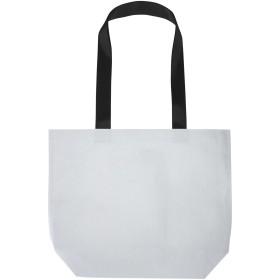 Sac shopping Duo recyclé et certifié GRS à double laminage de 18 LCouleur:Blanc