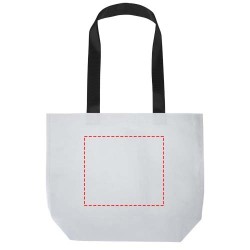 Sac shopping Duo recyclé et certifié GRS à double laminage de 18 LCouleur:Blanc