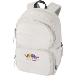 Sac à dos pour ordinateur portable Puffer de 15,6" recyclé et certifié GRS, de15 LCouleur:Grès