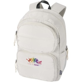 Sac à dos pour ordinateur portable Puffer de 15,6" recyclé et certifié GRS, de15 LCouleur:Grès