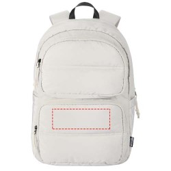 Sac à dos pour ordinateur portable Puffer de 15,6" recyclé et certifié GRS, de15 LCouleur:Grès