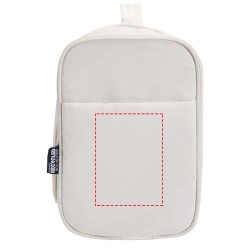 Trousse de toilette à suspendre Puffer recyclée et certifiée GRS de 8 LCouleur:Grès