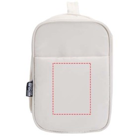 Trousse de toilette à suspendre Puffer recyclée et certifiée GRS de 8 LCouleur:Grès