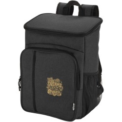 Sac à dos isotherme 20 L Tundra recyclé et certifié GRS pour pique-nique avec ensemble de couvertsCouleur:Mélange anthracite