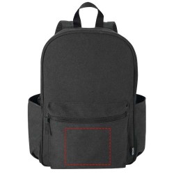 Sac à dos de ville Recanvas recyclé et certifié GRS de 15,6" et 16 LCouleur:Noir