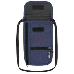 Pochette de voyage intelligente Ross recyclée et certifiée GRSCouleur:Bleu cobalt