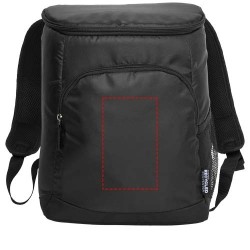 Sac à dos Chillpack réfrigérant recyclées GRS pour 18 canettes 16LCouleur:Noir
