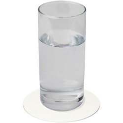 Dessous de verre rond LuminCouleur:Blanc