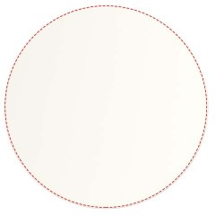 Dessous de verre rond LuminCouleur:Blanc