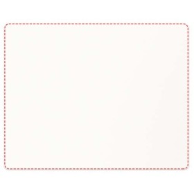 Tapis de souris Lumin avec impression en quadrichromieCouleur:Blanc