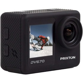 Caméra d’action Prixton DV670 à double écran 4KCouleur:Noir
