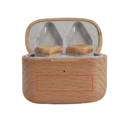 Écouteurs Prixton TWS163Couleur:Bois